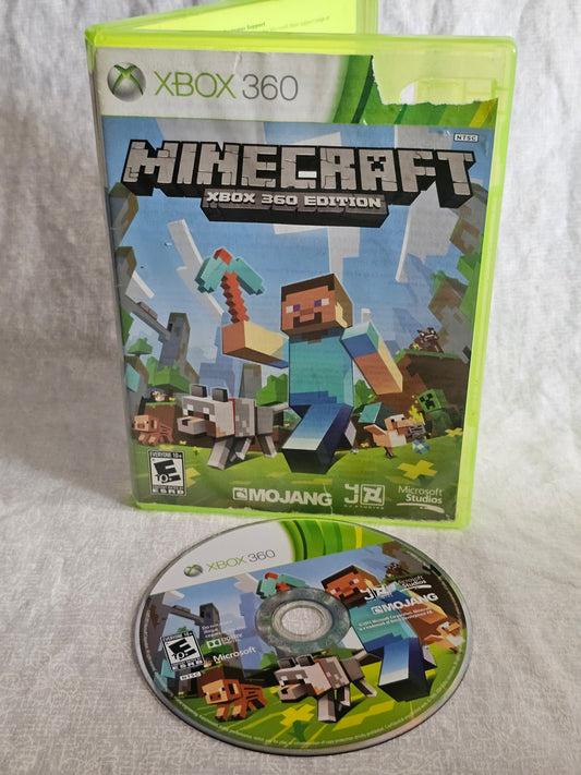 Minecraft Microsoft Xbox 360 Edition 2013 Game Disc Very Good