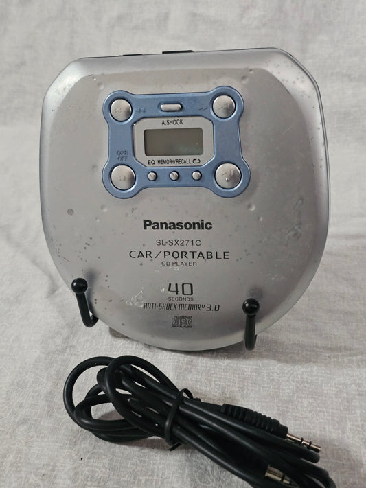 Panasonic SL-SX271C Portable CD Player 40-Second Anti-Shock Feature - Works YWK