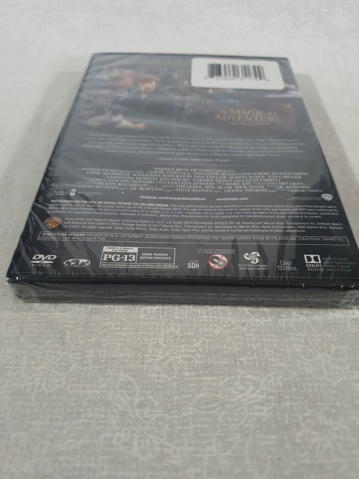 Fantastic Beasts and Where to Find Them (DVD, 2017, Widescreen) NEW