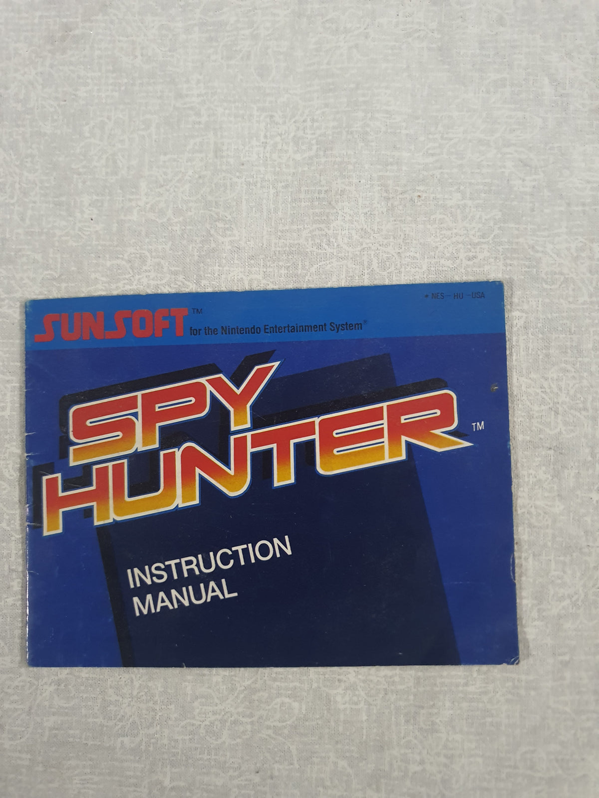 Spy Hunter NES Instruction Manual Sunsoft Nintendo Entertainment System Booklet Only Original NES-HU-USA Vintage