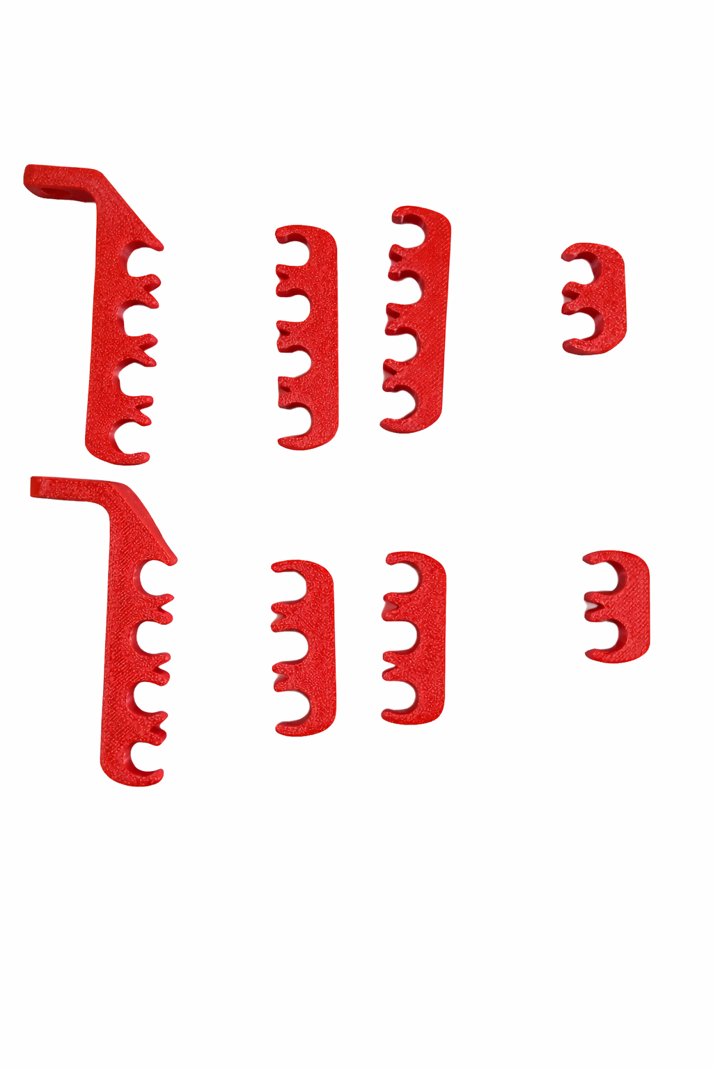 Red Spark Plug Loom Clip-On Wire Separator Ignition Cable Divider Holder Chevy