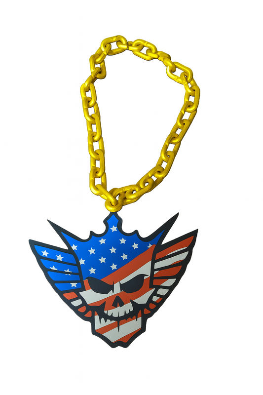 Cody Rhodes American Nightmare WWE Wrestling Necklace Gold Color Chain 32"