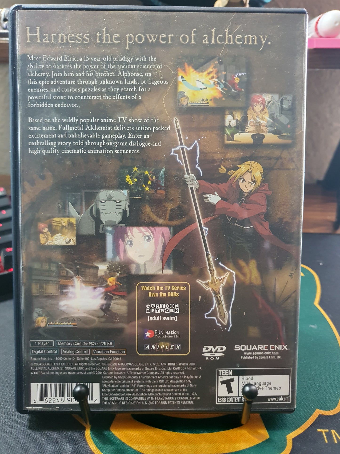 Fullmetal Alchemist and the Broken Angel (Sony PlayStation 2, PS2, 2005) Complete CIB With Registration Card