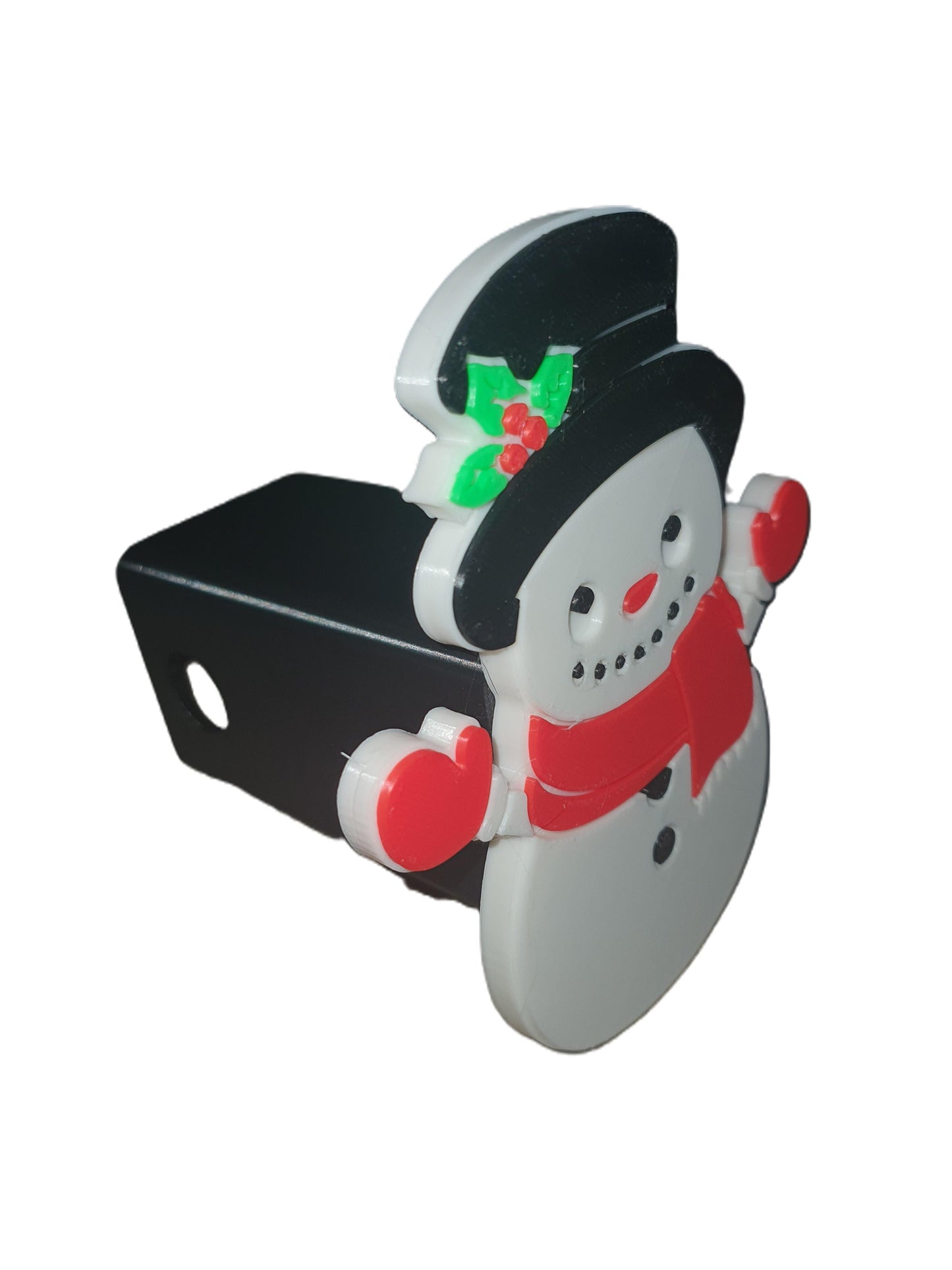 Snowman Winter Emblem Truck Trailer Hitch Receiver Cover Plug Cap 2" Receiver