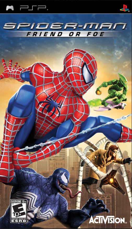 Spiderman Friend or Foe (Sony PlayStation Portable PSP, 2007) UMD Only Free Ship