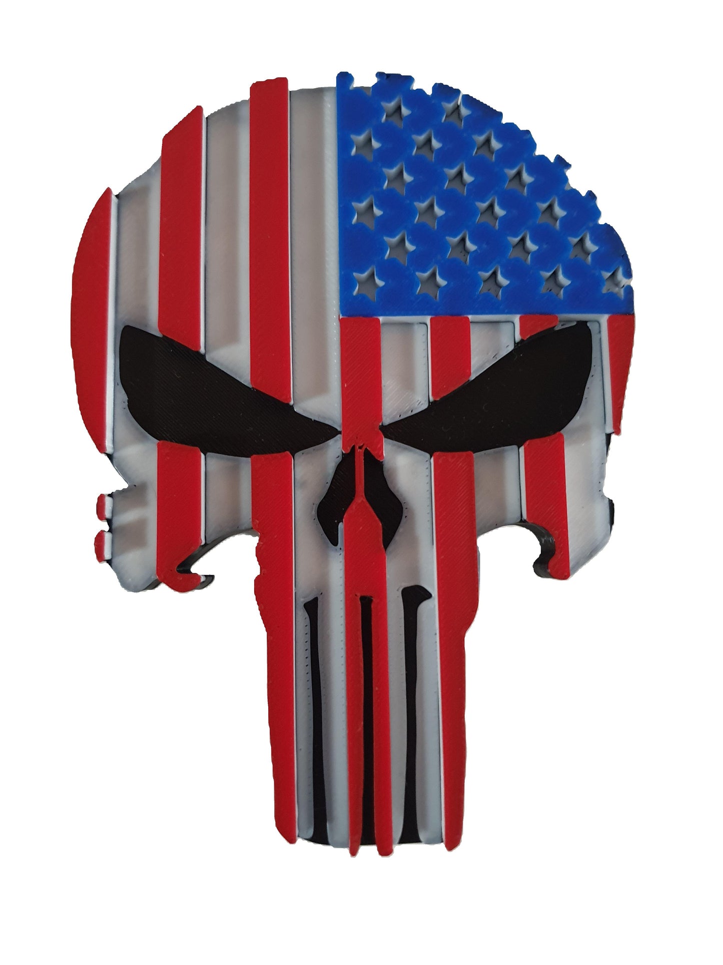 Punisher Trailer Hitch Cover Cap Plug Durable Plastic Fits 2" Receivers Custom