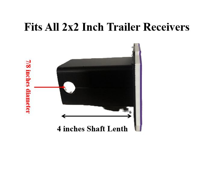Angleton Panthers High School Trailer Hitch Cover 2 Inch Receiver Tow Plug Cap Panthers Football Team Spirit Gift Truck SUV Car