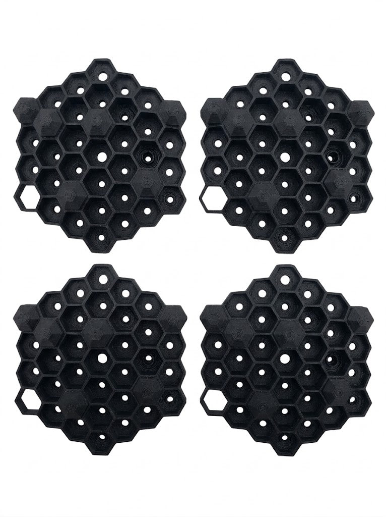 Chemical Free Wasp Nest Decoy Hornet Deterrent Black Pack of 4 Anti Pest