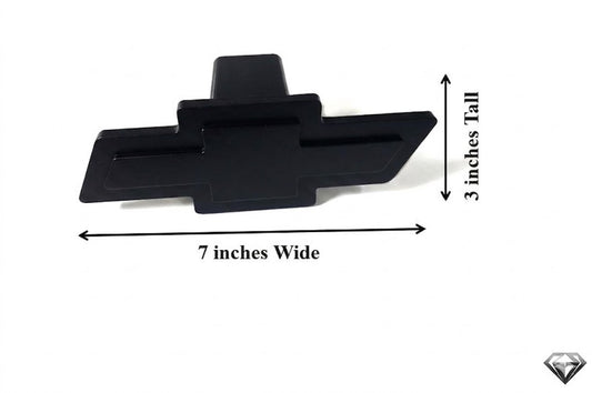 New Chevrolet Chevy Truck Black Bowtie Cover Plug Cap Hitch Tow Silverado 1500
