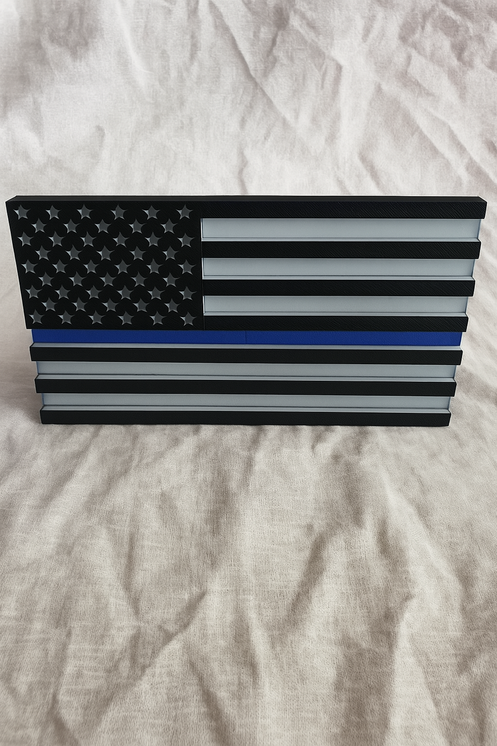Trailer Hitch Cover Plug Thin Red and Blue Line For 2x2 Receivers