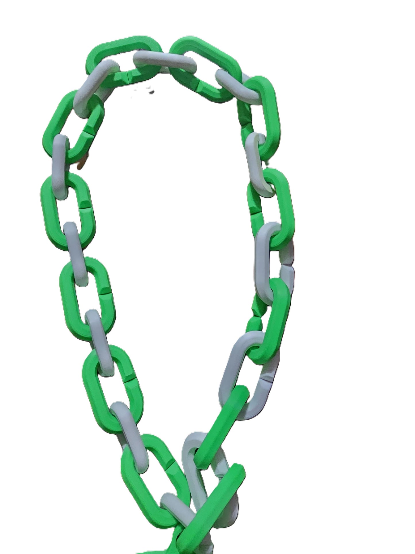 Brazil 32in Hype Chain Necklace 8in Emblem - FIFA Football Soccer Selecao Canarinho | Brazil Futbol Fan Chain for World Cup Copa Matchday