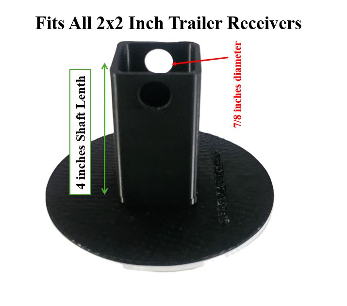 Canada Flag Maple Leaf Soccer Hitch Cover - FIFA World Cup Fan Trailer Hitch Protector | Canadian Soccer Truck Accessory for Tailgates