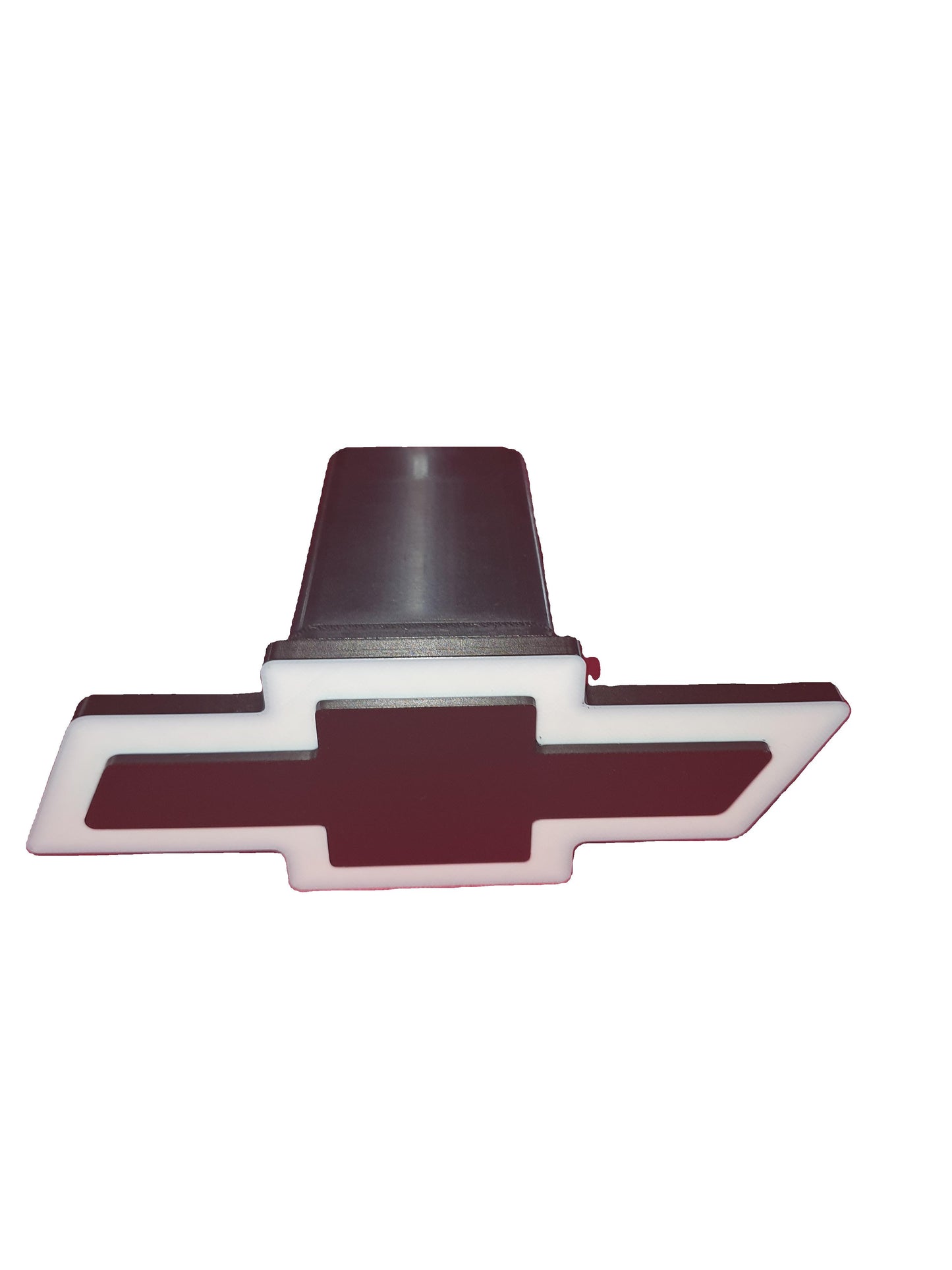 Chevrolet Chevy Truck Bowtie Cover Plug Cap Tow Hitch fits 2" Receivers Black