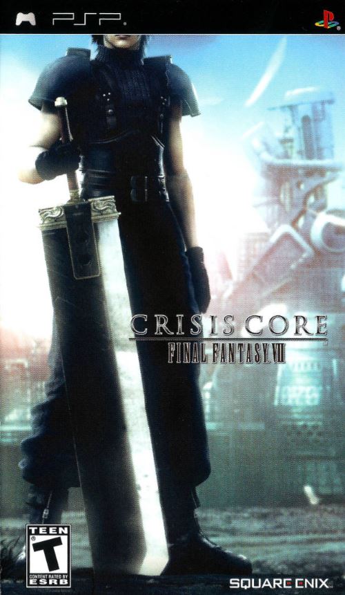 Crisis Core: Final Fantasy VII (Sony PSP, 2008) UMD Only Black Label Free Ship