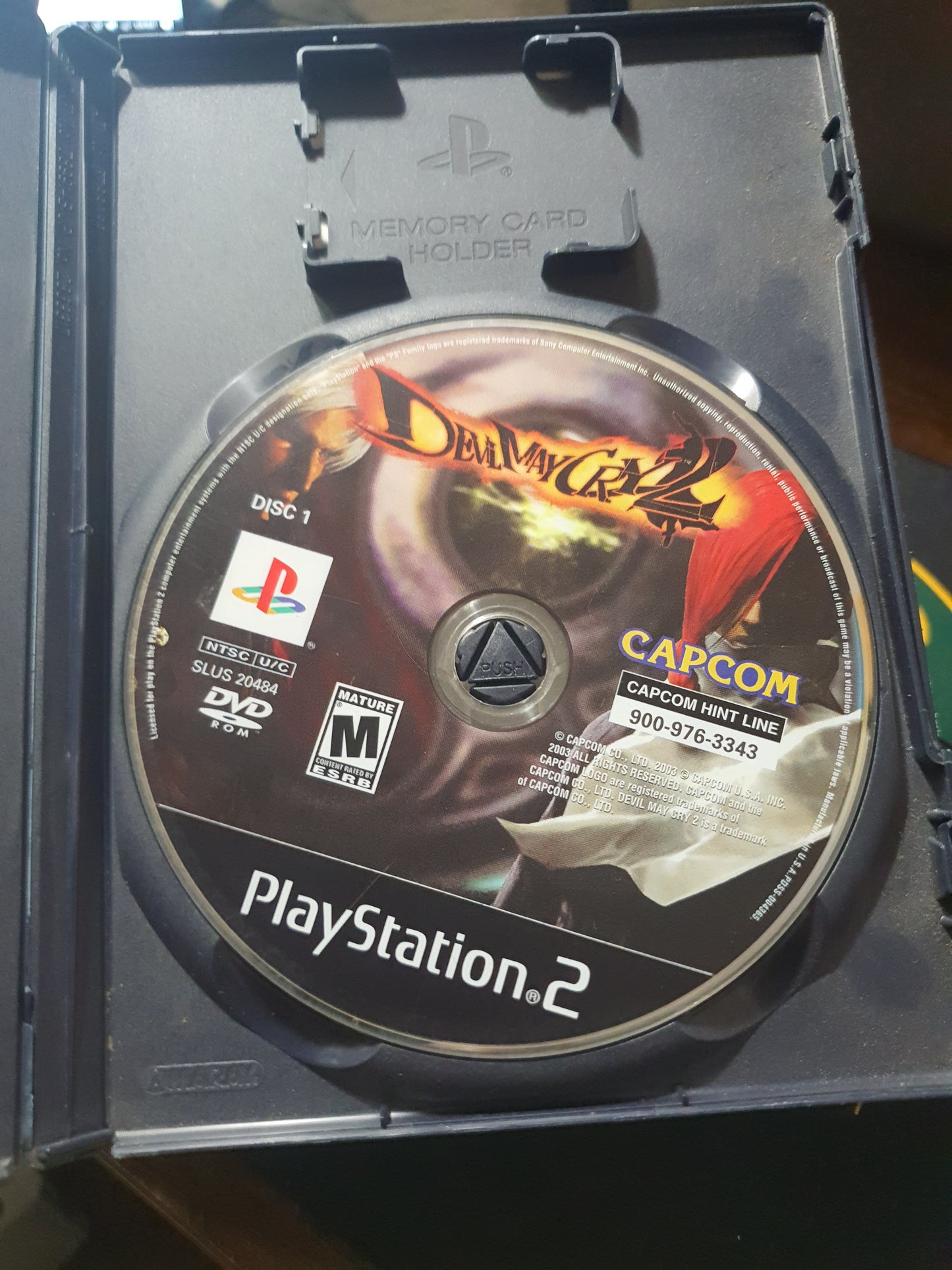 Devil May Cry 2 (Sony PlayStation 2, 2003) DMC Black Label Game Discs Very Good