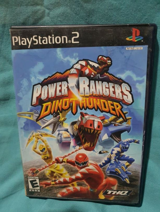 Power Rangers: Dino Thunder (Sony PlayStation 2, 2004) Game Disc Very Good VG