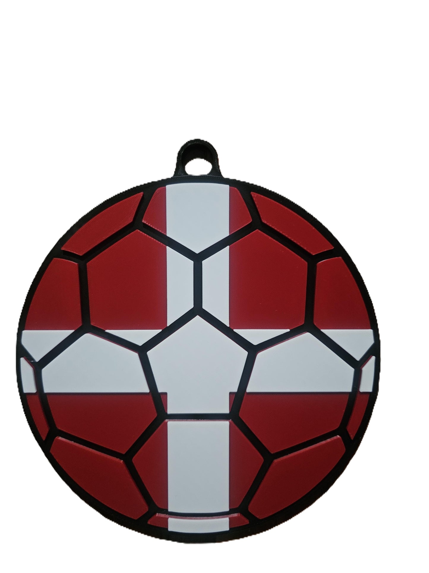 England UK Hype Chain Necklace - FIFA Soccer Three Lions Football Jewelry | England Futbol Fan Chain for World Cup and Matchday