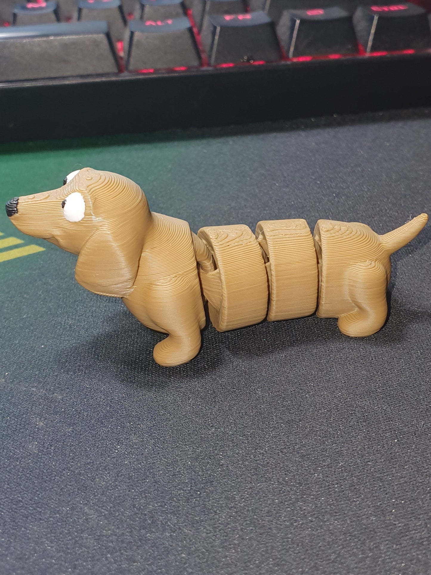flexible wiener dog toy