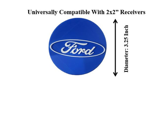 Ford SUV Truck Trailer Hitch Receiver Cover Plug Cap 2" Receiver Push Slip On