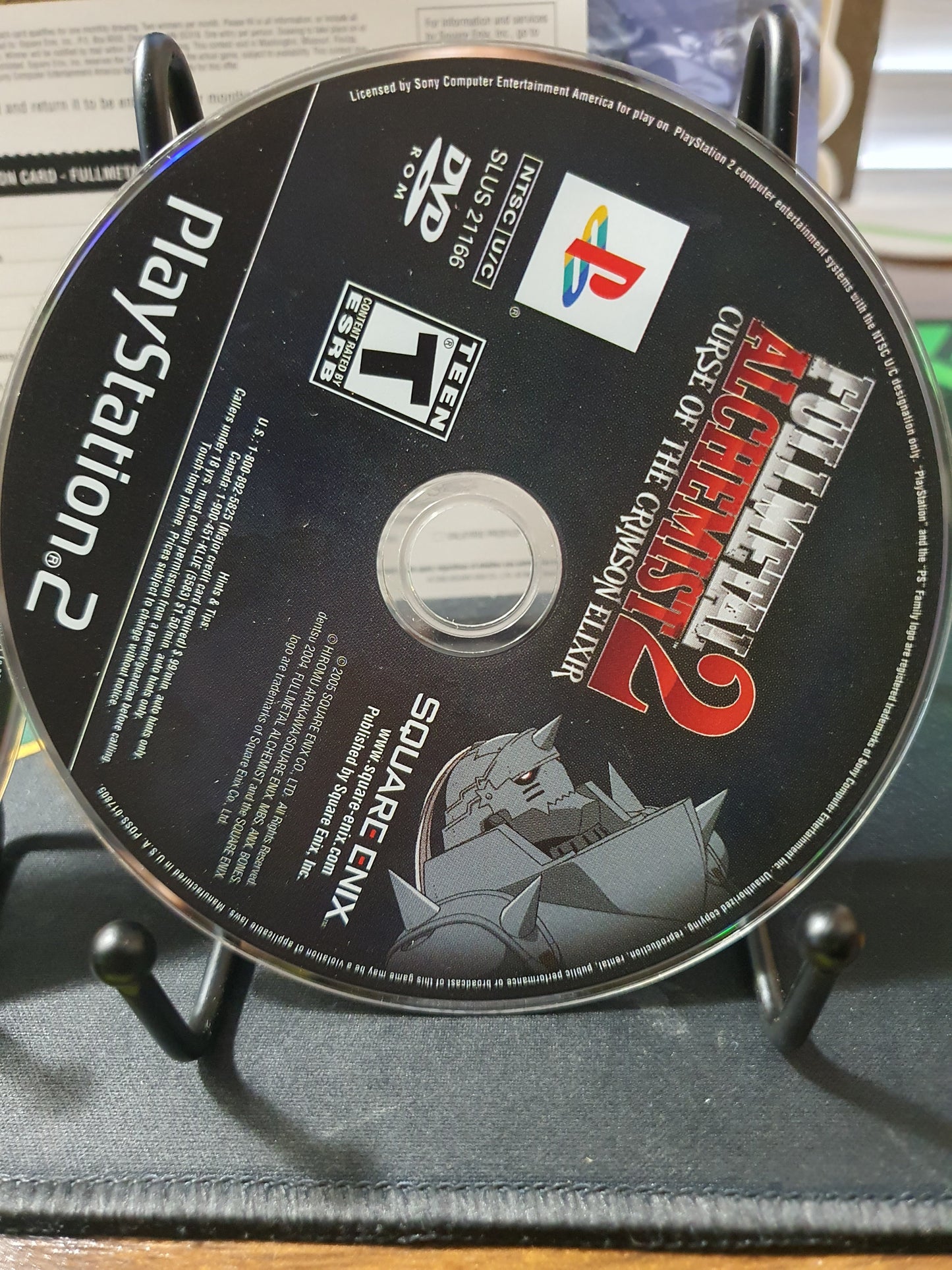 Fullmetal Alchemist 2 Curse of the Crimson Elixir PlayStation 2 + Bonus DVD CIB