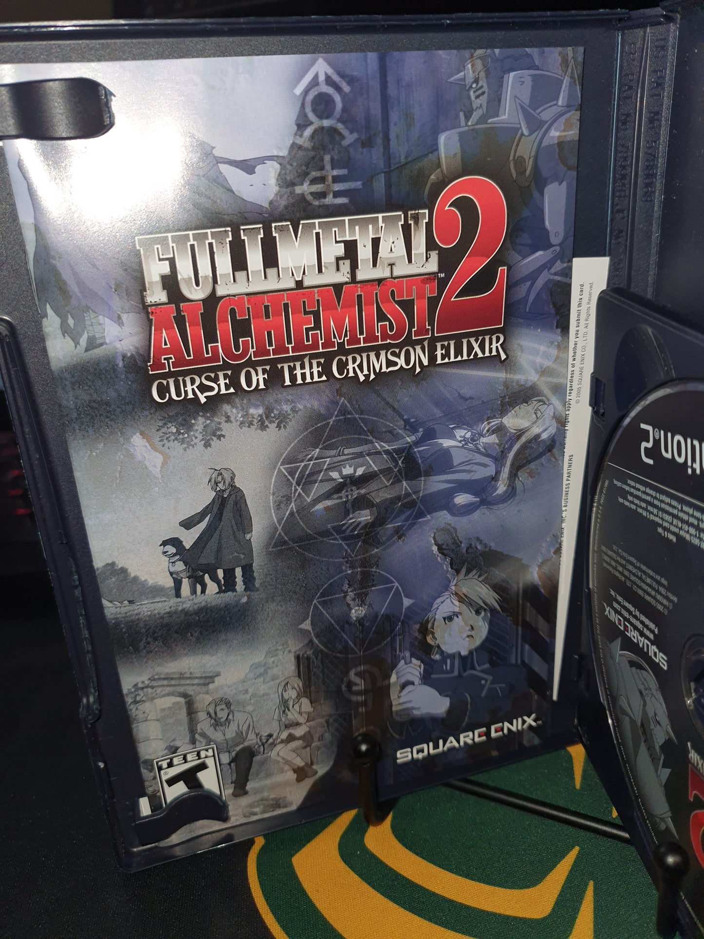 Fullmetal Alchemist 2 Curse of the Crimson Elixir PlayStation 2 + Bonus DVD CIB