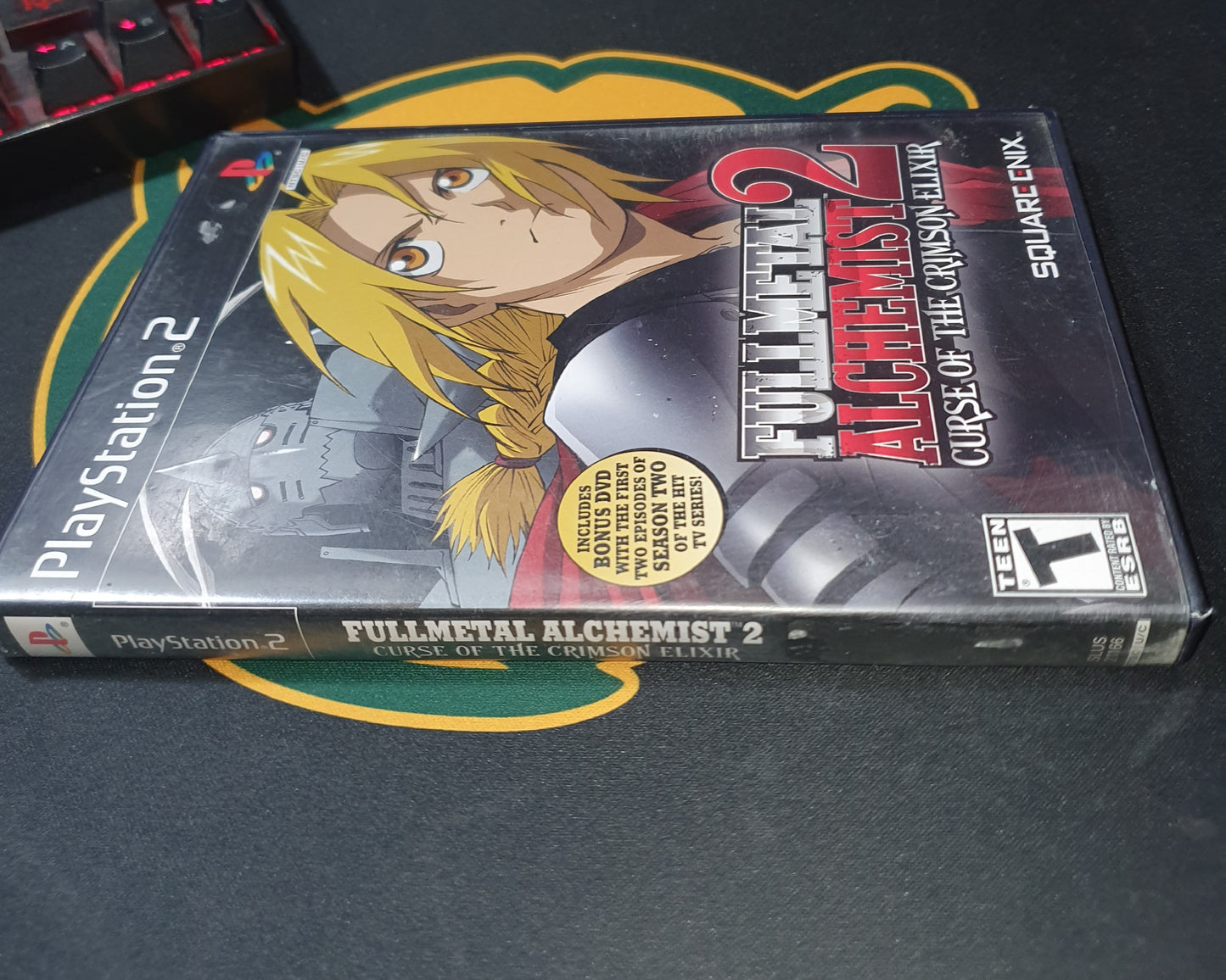 Fullmetal Alchemist 2 Curse of the Crimson Elixir PlayStation 2 + Bonus DVD CIB