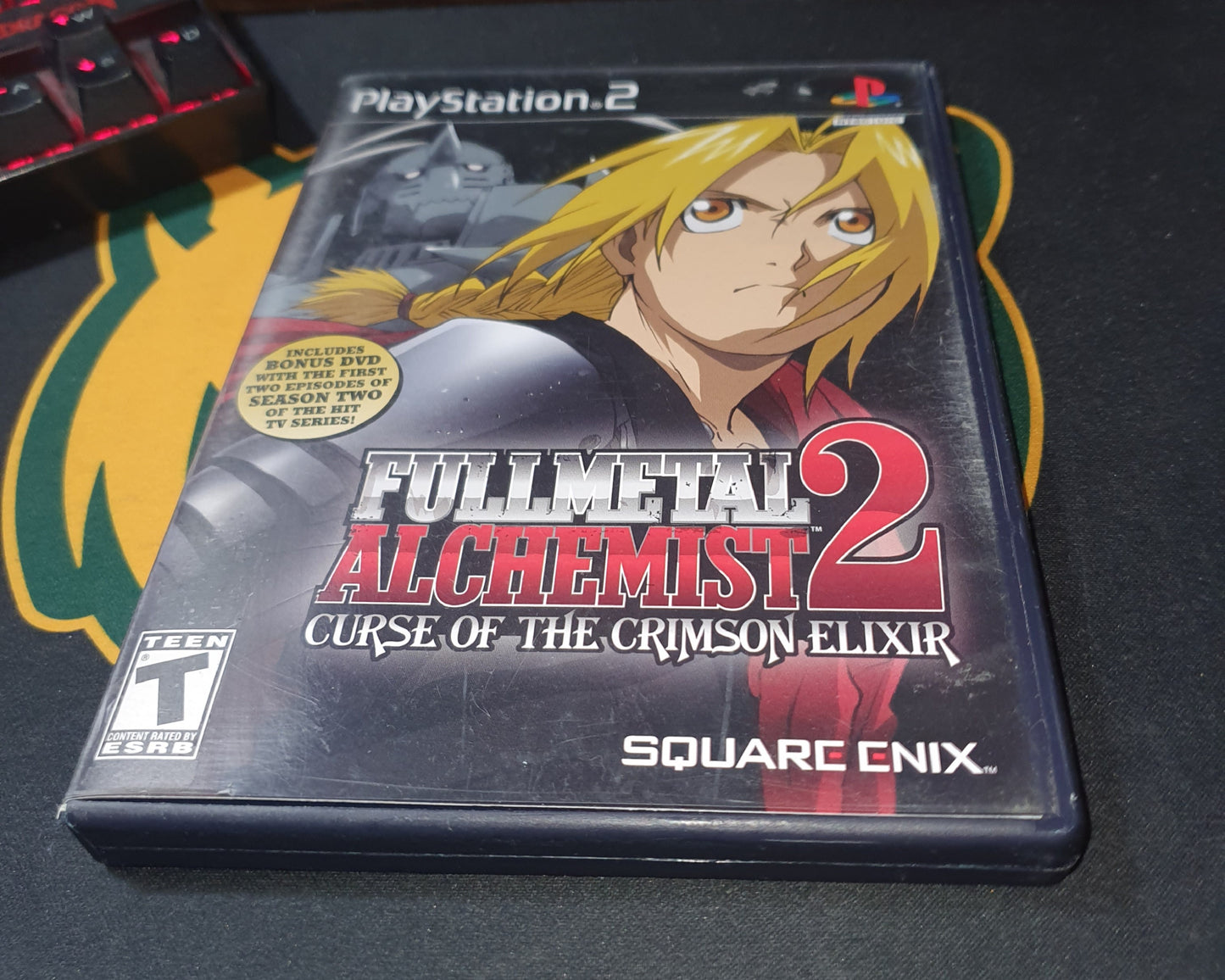 Fullmetal Alchemist 2 Curse of the Crimson Elixir PlayStation 2 + Bonus DVD CIB