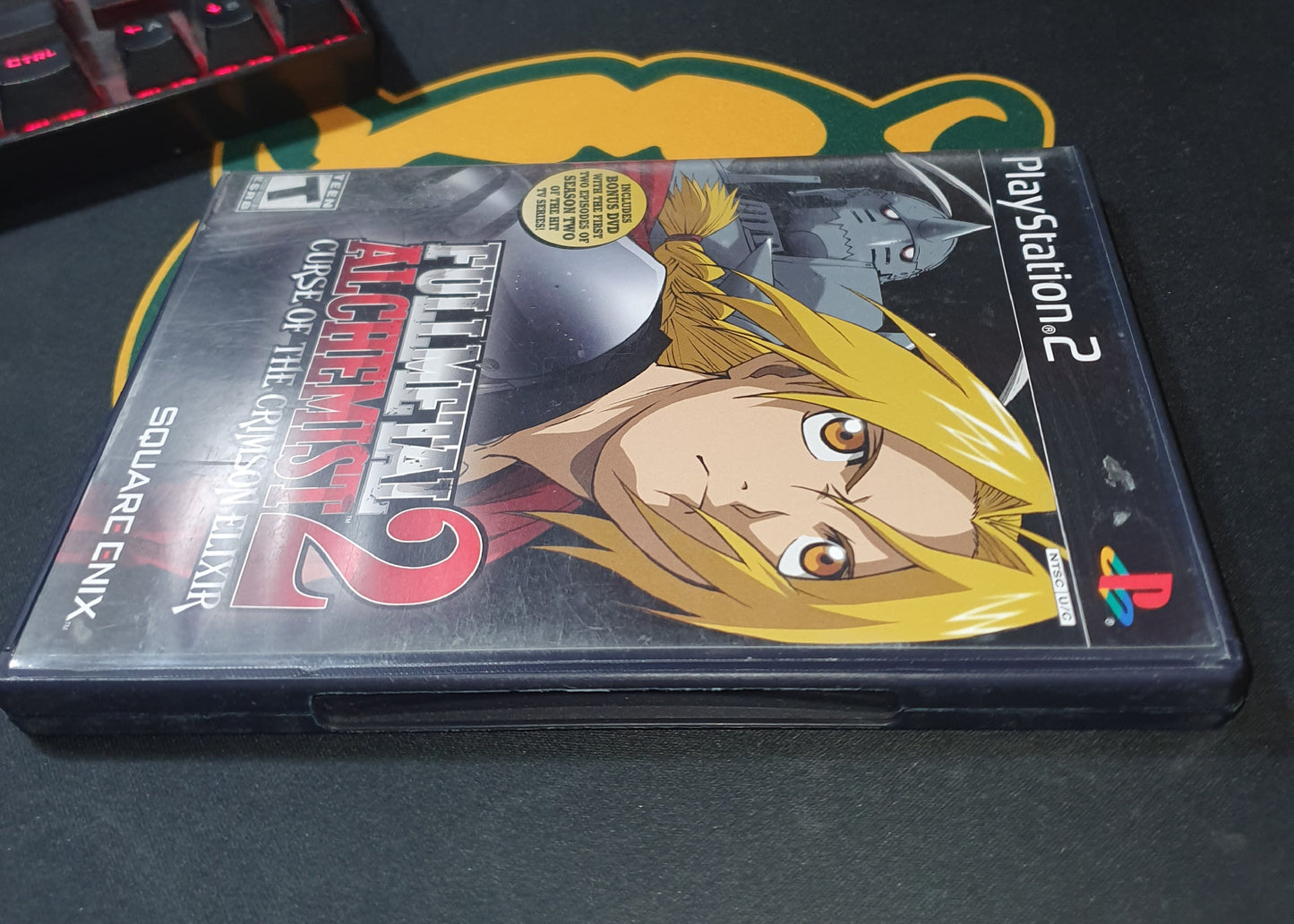 Fullmetal Alchemist 2 Curse of the Crimson Elixir PlayStation 2 + Bonus DVD CIB