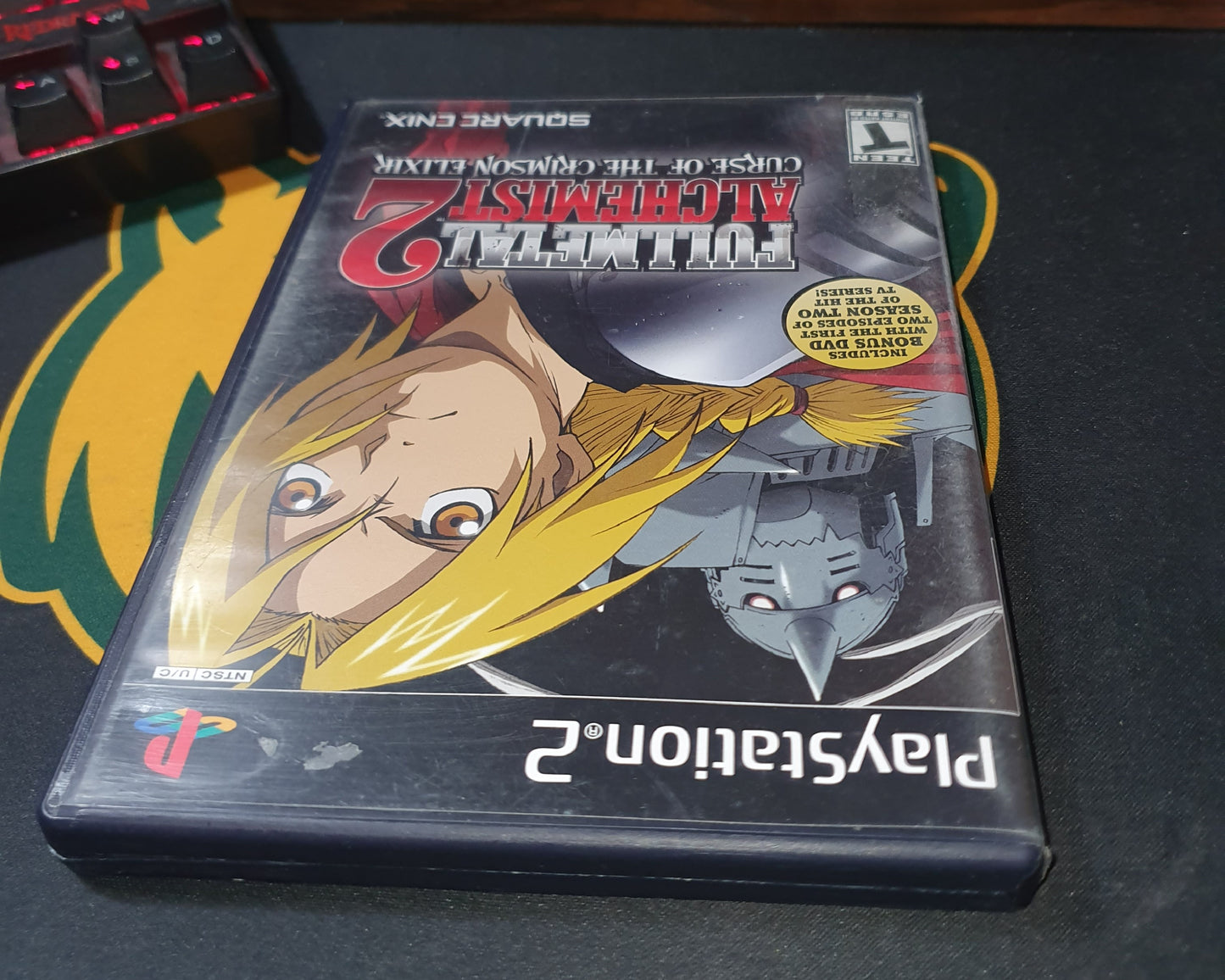 Fullmetal Alchemist 2 Curse of the Crimson Elixir PlayStation 2 + Bonus DVD CIB