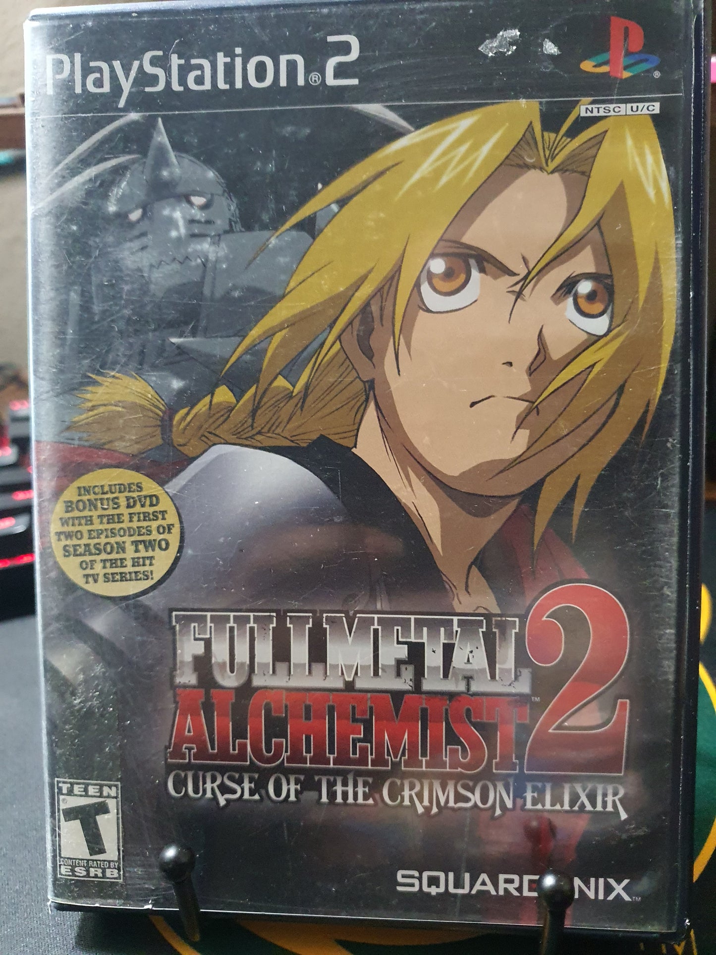 Fullmetal Alchemist 2 Curse of the Crimson Elixir PlayStation 2 + Bonus DVD CIB