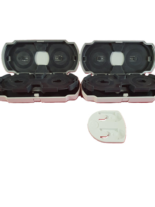 Sony PSP Hard Shell Game UMD Case 8 Game Disc Holder Organize Storage Bundle