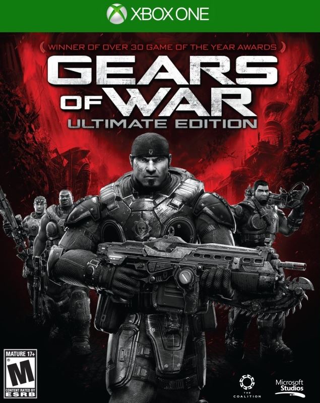 Gears of War Ultimate Edition (Microsoft Xbox One, 2015) Game Disc Near Mint
