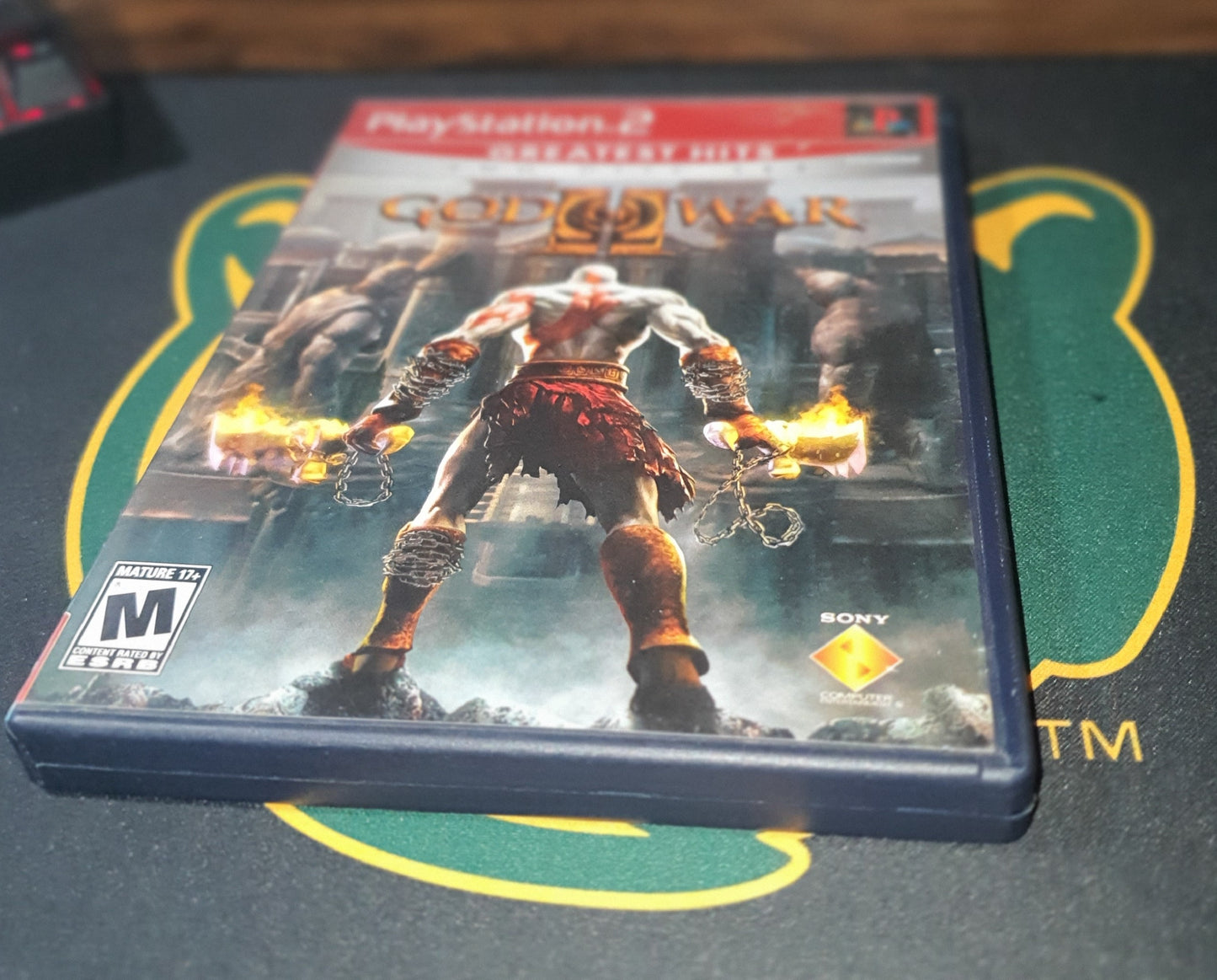God of War II (Sony PlayStation 2, 2007) Complete CIB Video Game Disc Very Good
