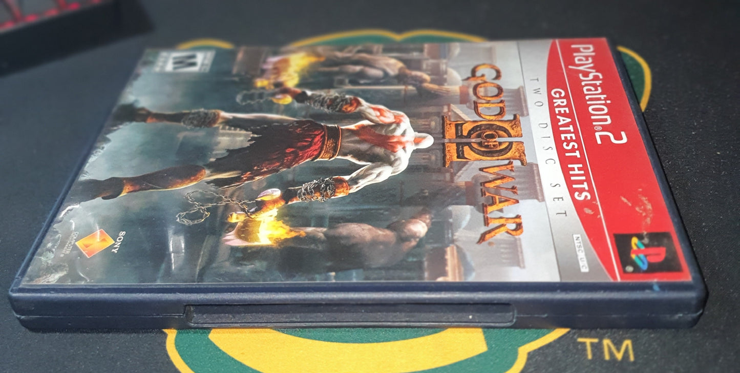 God of War II (Sony PlayStation 2, 2007) Complete CIB Video Game Disc Very Good
