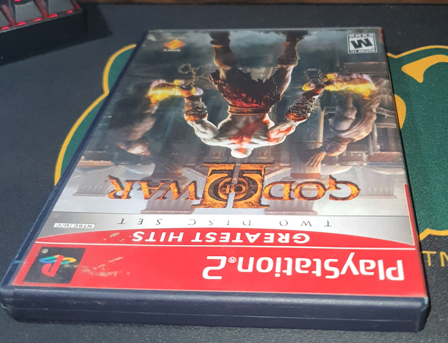 God of War II (Sony PlayStation 2, 2007) Complete CIB Video Game Disc Very Good