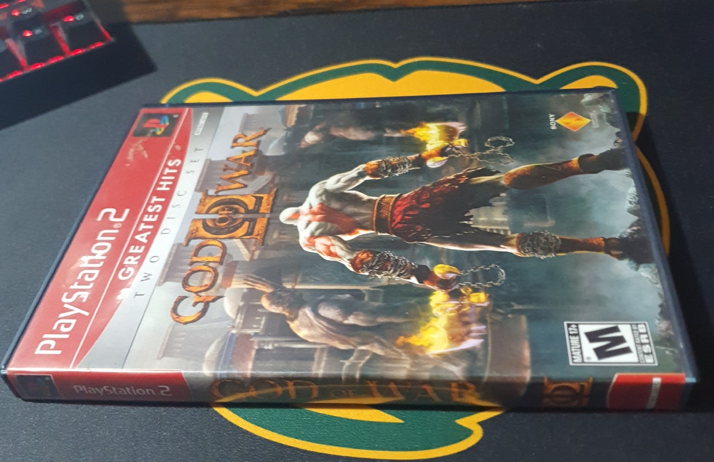 God of War II (Sony PlayStation 2, 2007) Complete CIB Video Game Disc Very Good