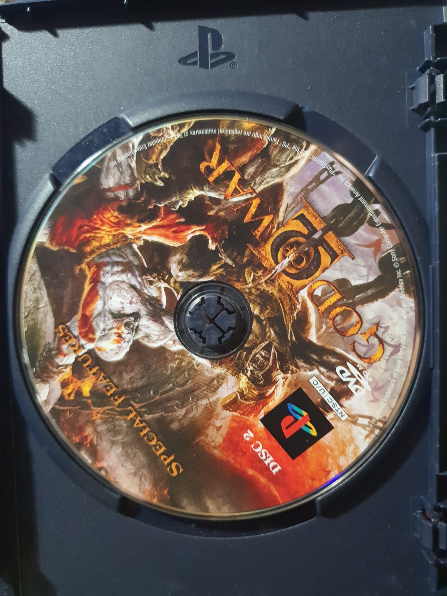 God of War II (Sony PlayStation 2, 2007) Complete CIB Video Game Disc Very Good