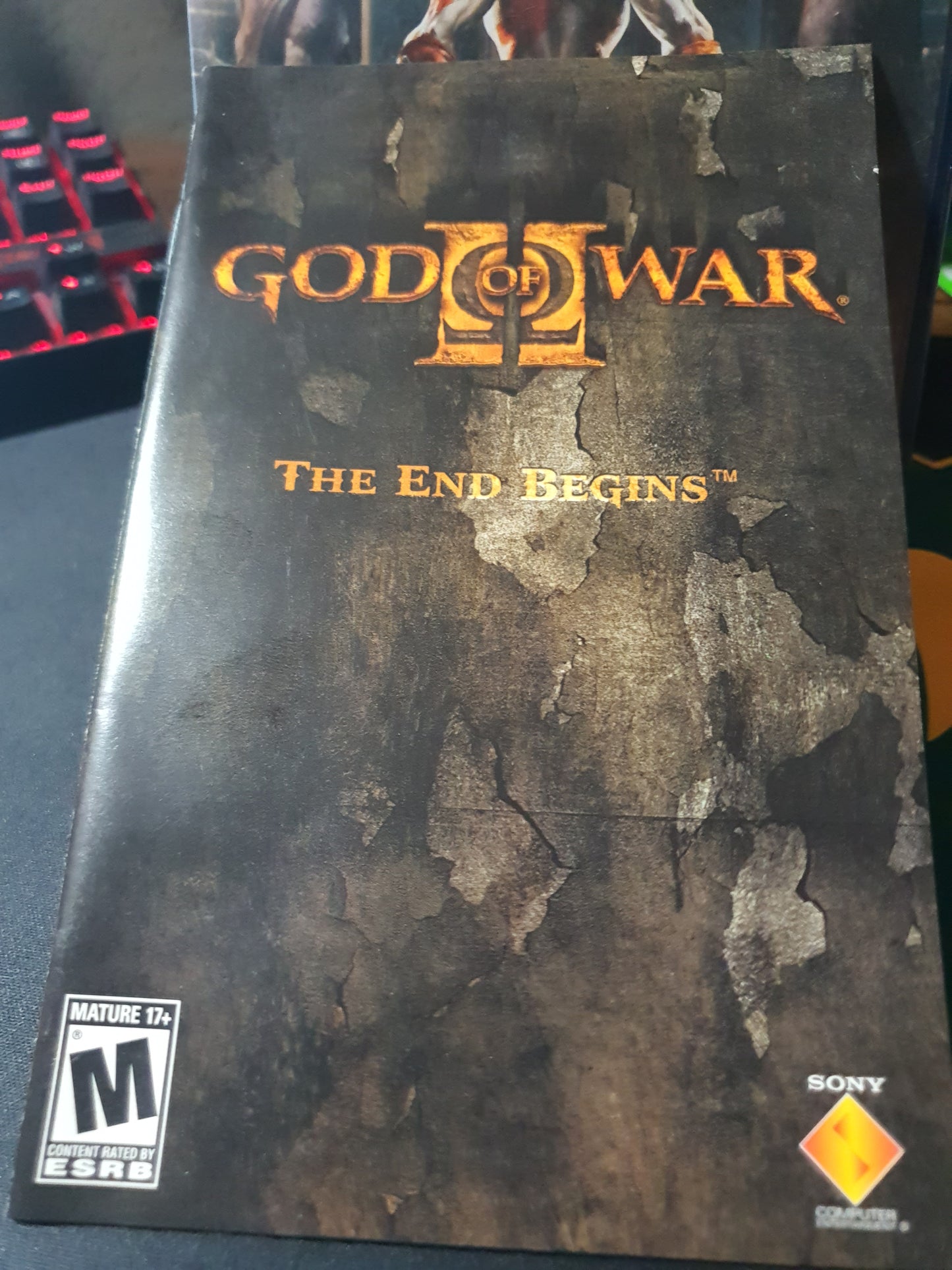 God of War II (Sony PlayStation 2, 2007) Complete CIB Video Game Disc Very Good