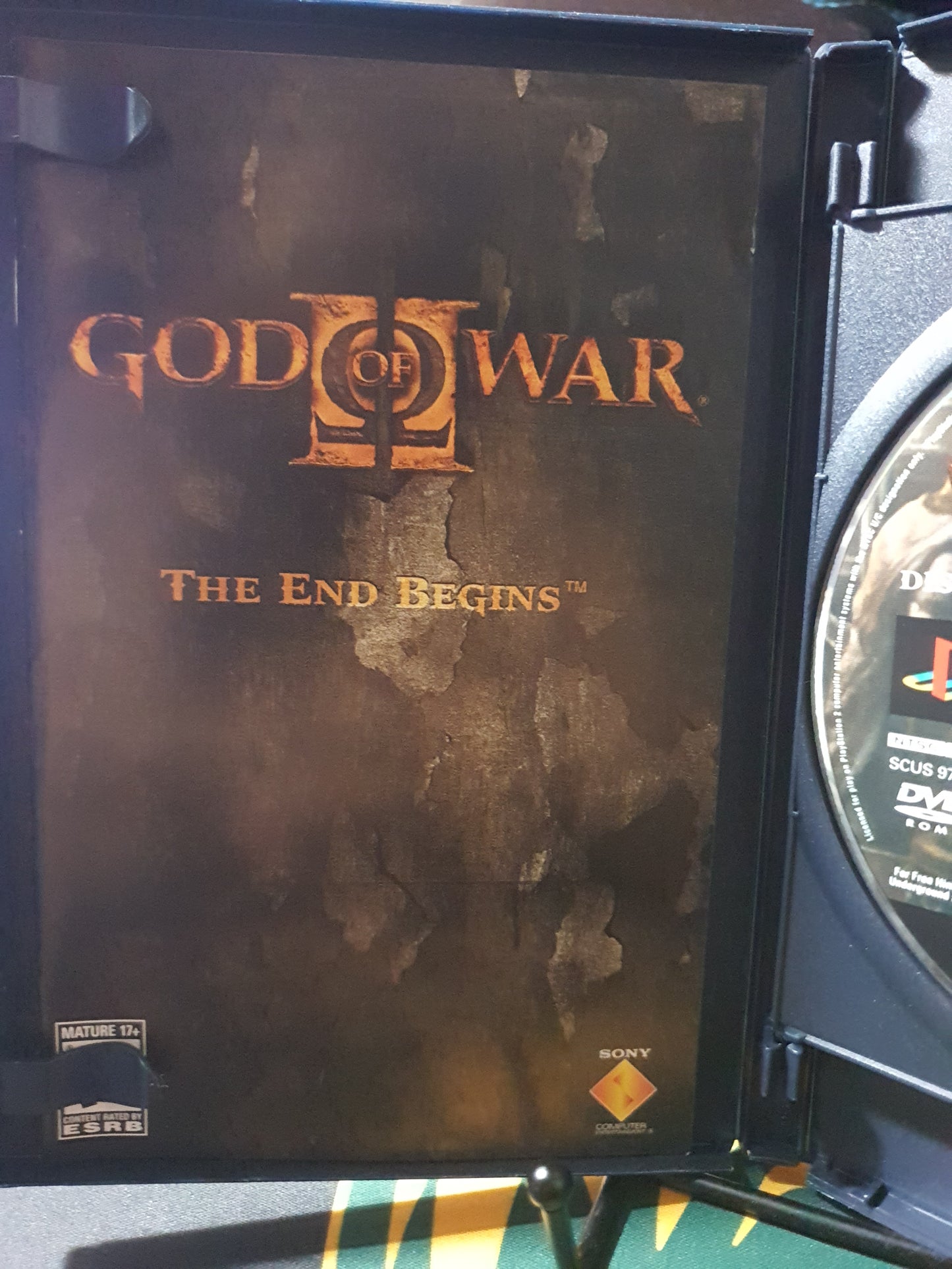 God of War II (Sony PlayStation 2, 2007) Complete CIB Video Game Disc Very Good