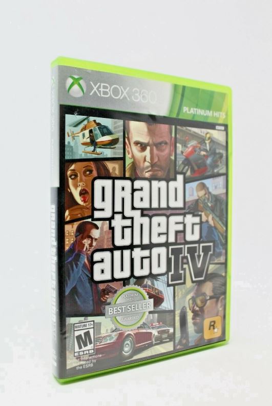 Grand Theft Auto IV -- Platinum Hits Edition (Microsoft Xbox 360, 2009)