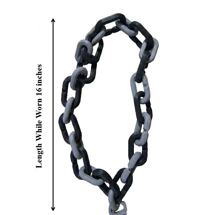 San Antonio Spurs Basketball Playoff Hype Chain – 8" Pendant 32" Chain NBA Fan Necklace for Spurs Nation Black and Gray