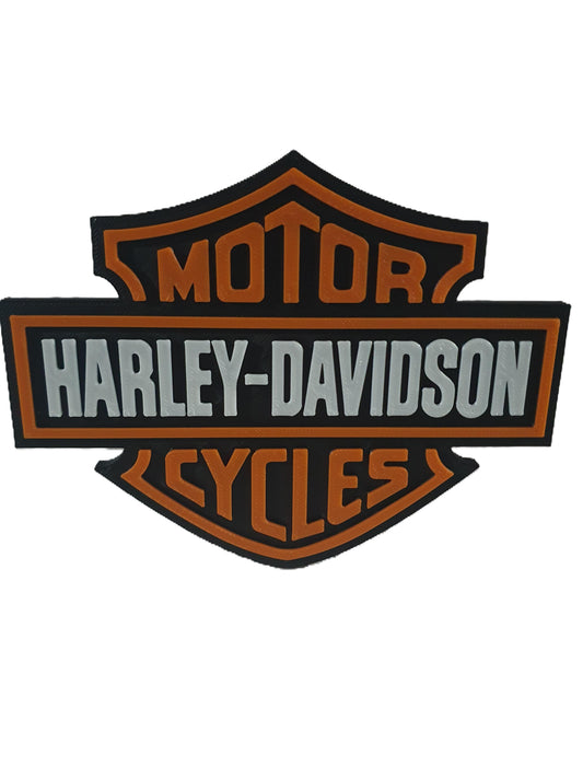 Harley Davidson Cycles Logo Trailer Hitch Plug Cover 2" Hitch Receiver 3D Print