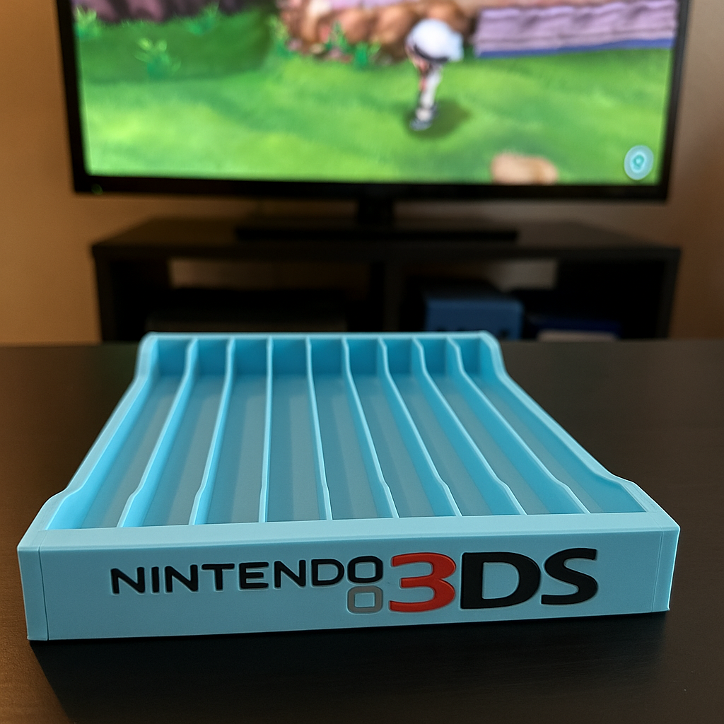 Nintendo 3DS Game Case Holder Display Stand Gameroom Organize Pick Color NTR001