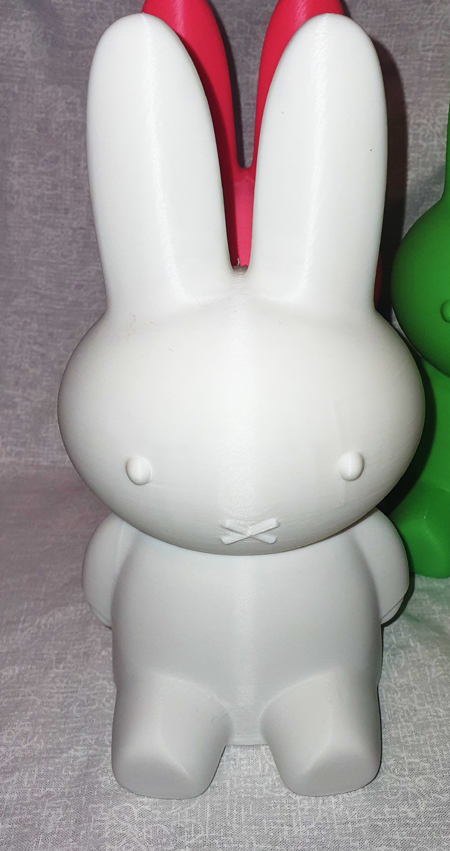 Miffy Bunny Money Box Piggy Bank Easter Themed Green Pink White Educational Gift Idea Crafted From Texted Sleek Durable Plastic