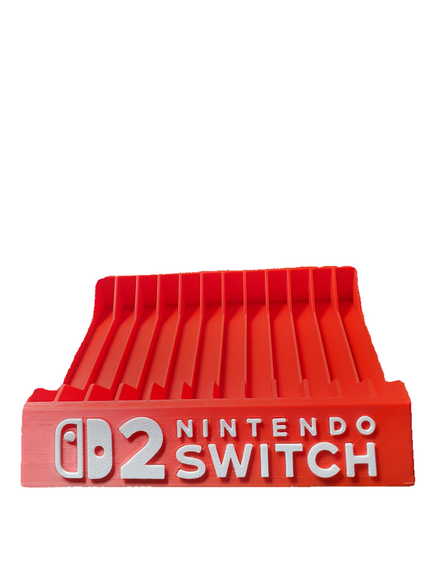 Nintendo Mario Red Switch 2 Videogame Case Holder Organizer Raised Letter BEE001