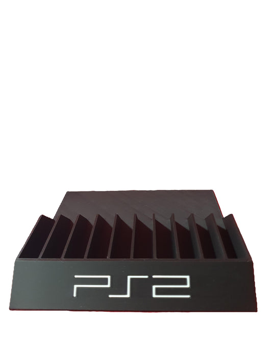 PlayStation Holder Videogames DVD Storage Display Gameroom Shelf PS2 PS3 PS4 PS5