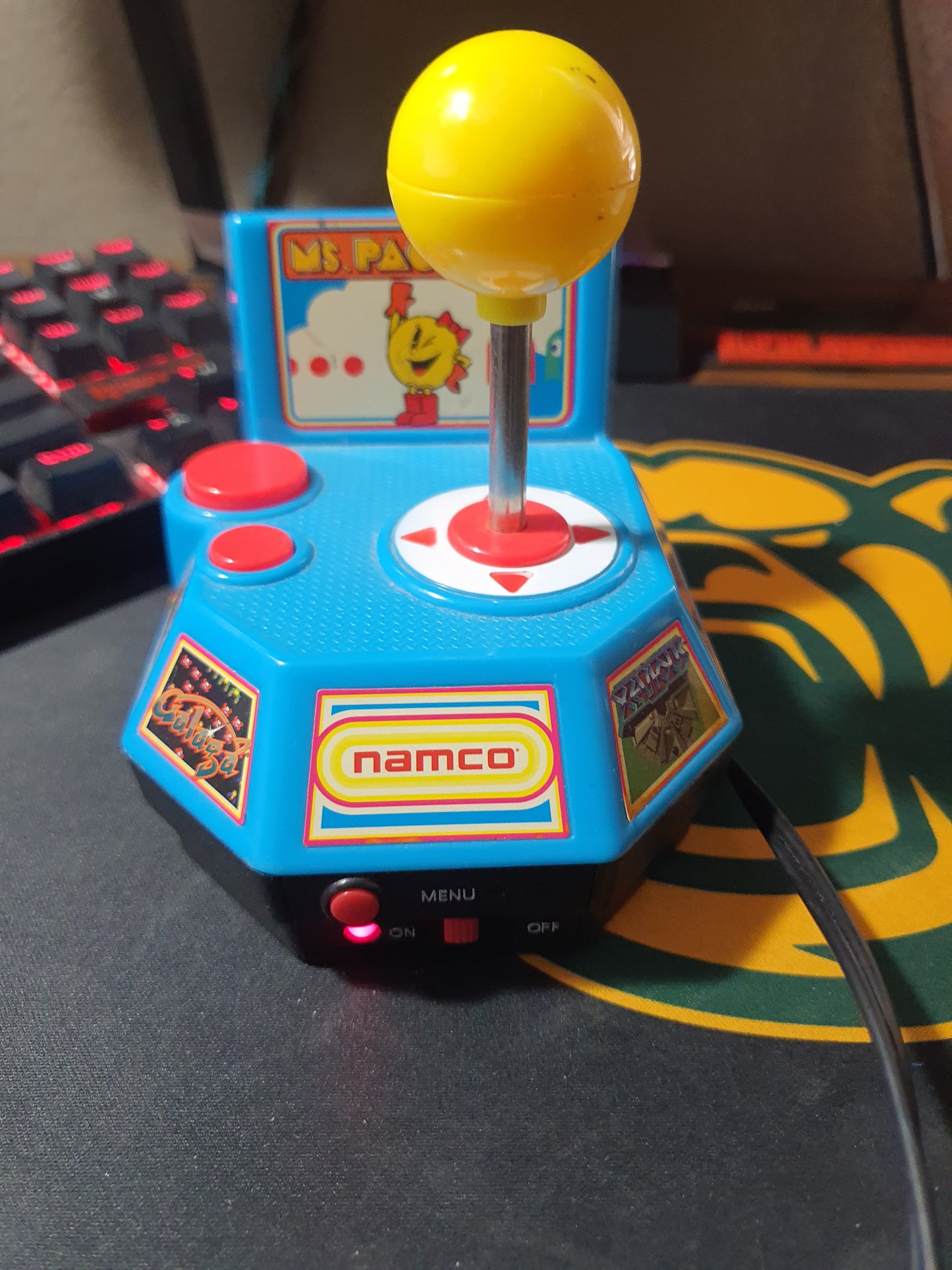 Namco Ms Pac-Man Galaga Mappy 5 in 1 2004 Jakks Plug N Play Game System Tested