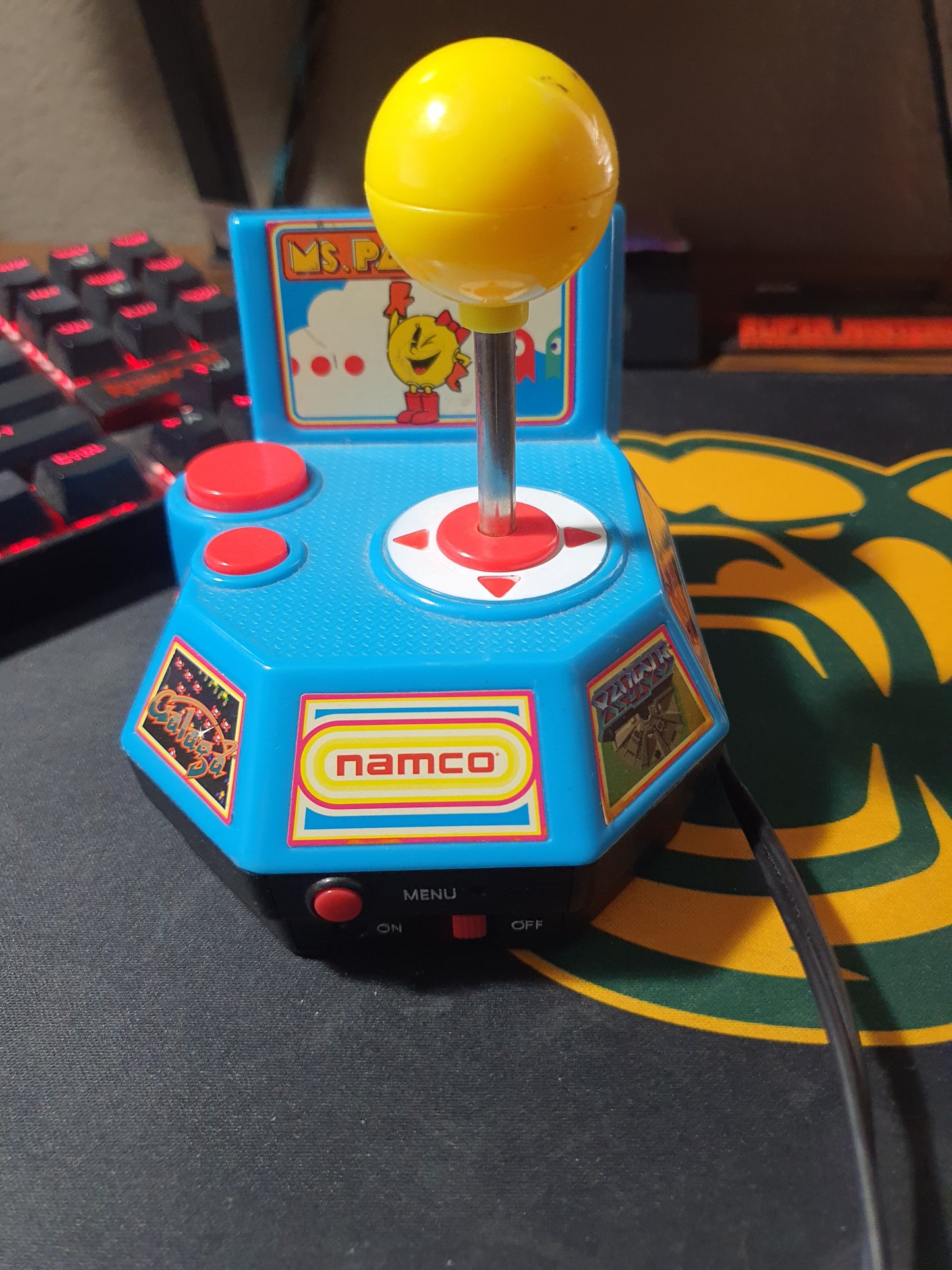 Namco Ms Pac-Man Galaga Mappy 5 in 1 2004 Jakks Plug N Play Game System Tested