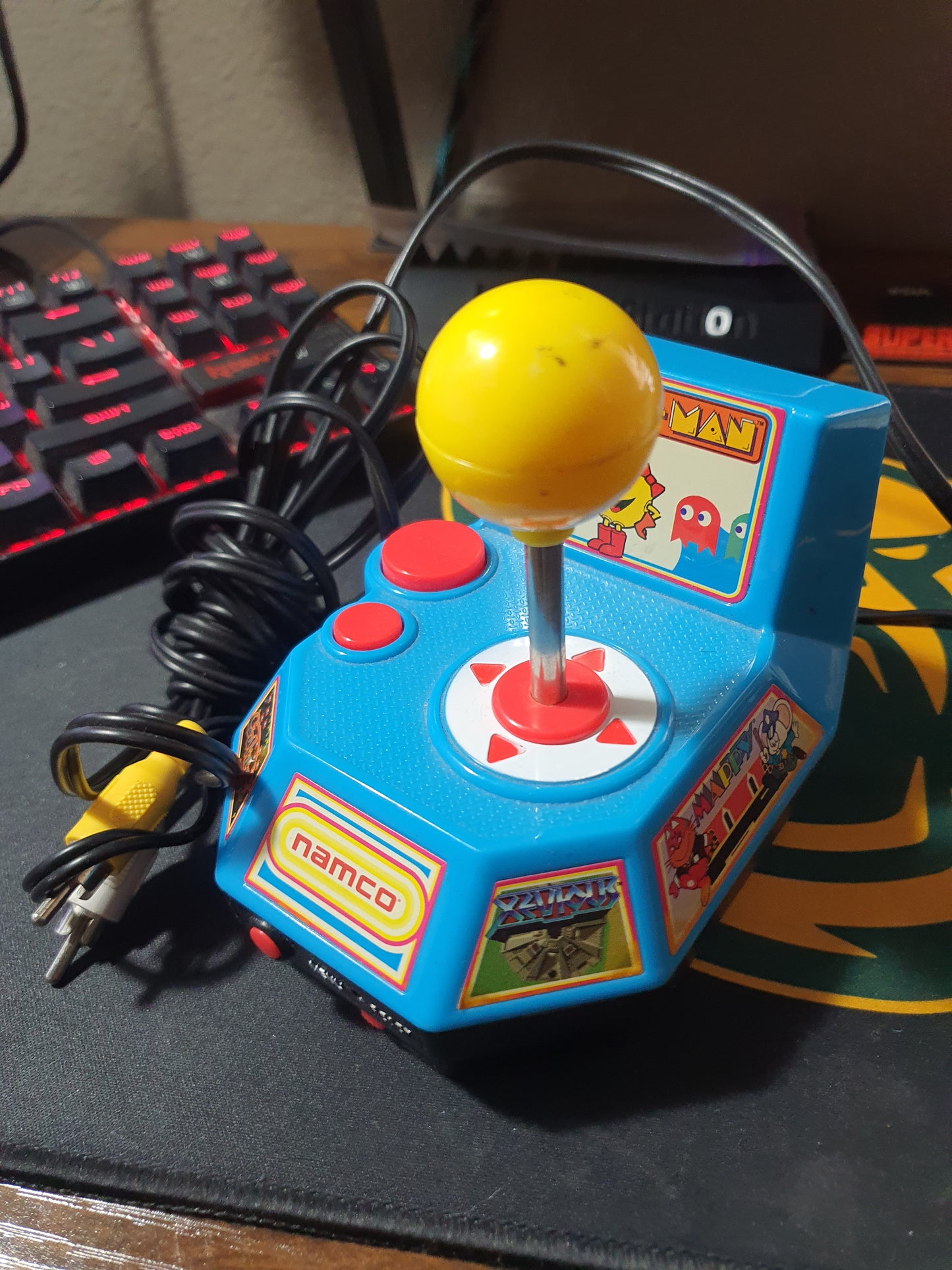 Namco Ms Pac-Man Galaga Mappy 5 in 1 2004 Jakks Plug N Play Game System Tested