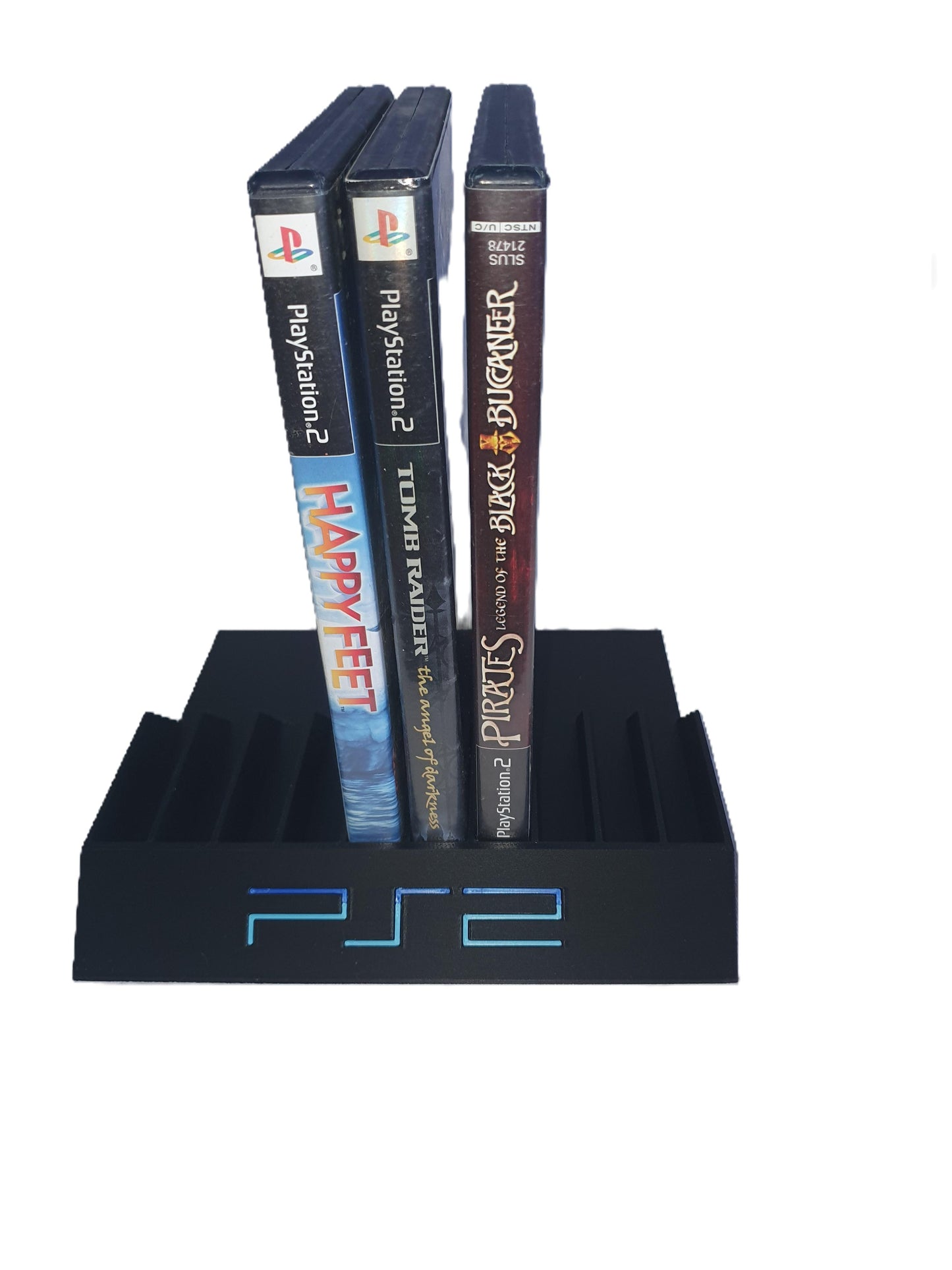 PlayStation Holder Videogames DVD Storage Display Colorful Logo PS2 PS3 PS4 PS5